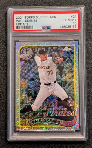 2024 Topps Update Paul Skenes Silver Pack Mojo Rookie RC Pirates PSA 10