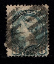 Canada 1893 Queen Victoria 8c Eight cents bluish slate SG118 Used