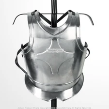 Medieval Knight King Breast Plate Front Steel Chest Cuirass Metal Chest Armor