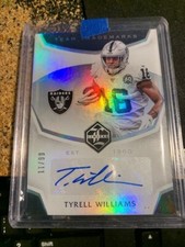 2019 PANINI LIMITED FOOTBALL TYRELL WILLIAMS 11/99 AUTOGRAPH RAIDERS 