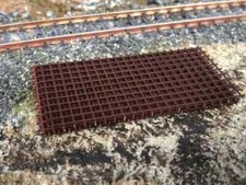 REBAR MESH PACK OF 4 LASER CUT KIT FOR OO GAUGE 1:76 MODEL RAILWAY - LX222-OO