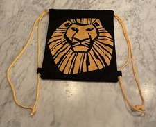 The Lion King Broadway Musical Disney VIP Drawstring Cinch Bag Tote Backpack