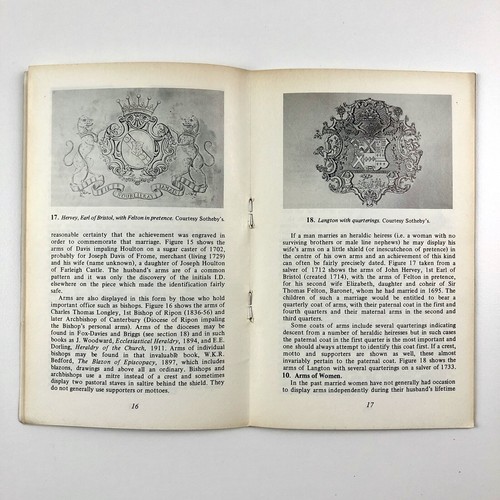 The Identification of Coats of Arms on British Silver | Hubert Chesshyre, 1978 - Picture 8 of 11