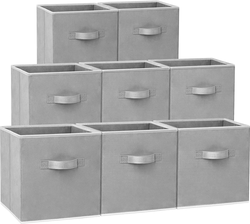 Storage Cubes - 11 Inch Heavy Duty Fabric Storage Bins for Shelves Closet, Cube