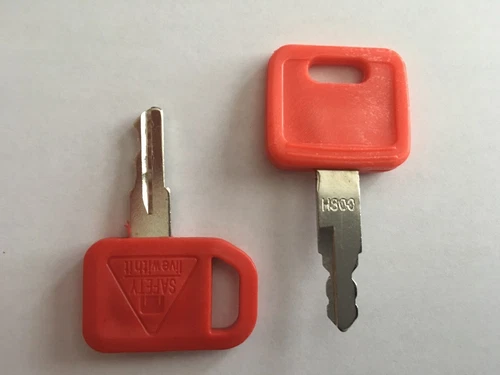 (6) John Deere (JD) Heavy Equipment Ignition Excavator Loader Dozer Keys - NEW