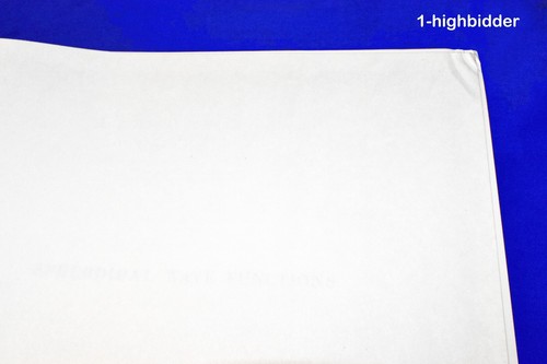 1956 Spheroidal Wave Functions First Edition HCDJ MIT Stratton Morse Chu Little - Picture 6 of 7