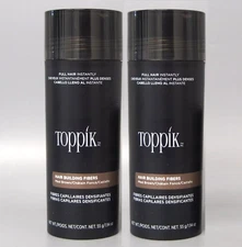 --2--Toppik Medium Brown Giant Size 55gr /  1.94oz NEW 100% AUTHENTIC