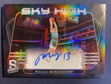 2023 Spectra Prizm Sky High Autographs MarJon Beauchamp #6/99 Buck