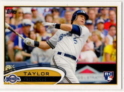 2012 Topps Baseball Taylor Green No. 390 Milwaukee Brewers