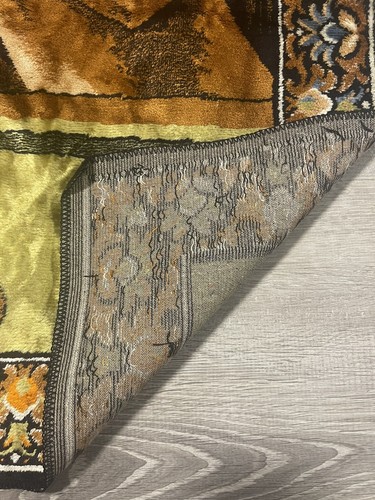 Tappeto da parete tema biliardo cani che giocano biliardo arazzo vintage 39x57 - Foto 5 di 8