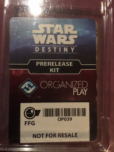 FFG Star Wars Destiny Prerelease kit promo cards Missions Spirit of Rebellion - Picture 1 of 3
