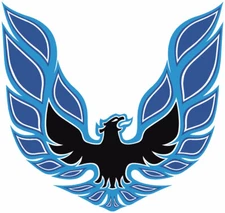 Trans Am Eagle Blue Decal  D2 ~  Vinyl Car Wall Sticker - Small to XLarge