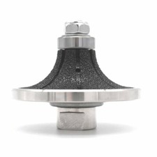 B25 25mm Half Bullnose / Eased Diamond Profile Router Bit Stone Granite Marble