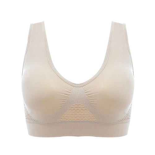Plus Size Women Shockproof Breathable Wireless Push-up Vest Bra Sport Underwear - Bild 14 von 30