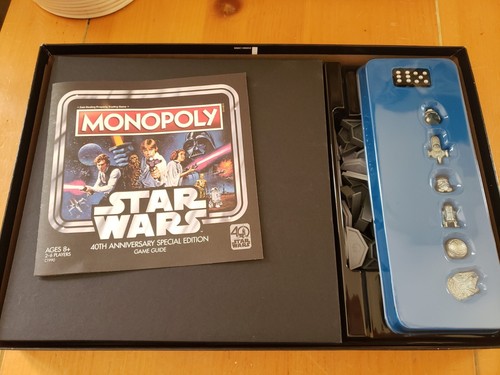 Monopoly Game Star Wars 40th Anniversary Special Edition Complete - Picture 2 of 7