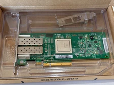 Qlogic QLE2562-WB 2 Port 8Gbps PCI-e x8 FH HBA Host DataDomain X-8GFC-2P-G