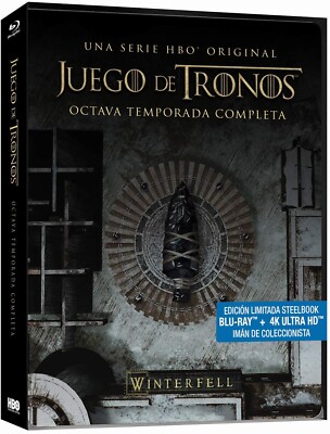 1539/Juego de Tronos Octava Temporada  6-Blu-ray UHD 4K Nueva Precintada ED.Iman