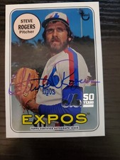 2019 Topps Archives 50th Anniversary of the Expos Autograph #MTLASR Steve Rogers