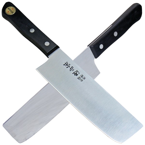 Haller Traditionelles Japanisches Kochmesser Nakiri GemüSe- Obstmesser Holzgriff-image