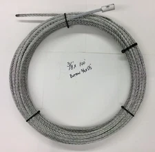 Water Service Line Slitter Puller Trenchless Pipe Replacement Cable 3/8”x 100’