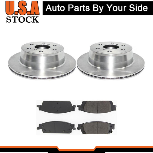For 2016 Chevrolet Silverado 1500 Rear Brake Rotors And Ceramic Brake
