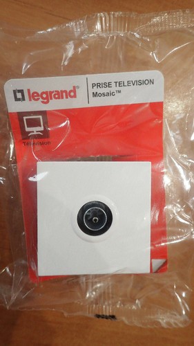 Prise TV Antenne Legrand Mosaic 78782 - Pour Installation Électrique - Neuf (Open-Box)