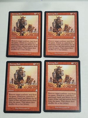 MTG Playset 4x Sowing Salt (Urza's Destiny/Red/U) - BGM | eBay