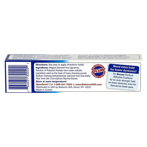 Bioforce Secure Sensitive Denture Adhesive 1.4 oz for sale online eBay