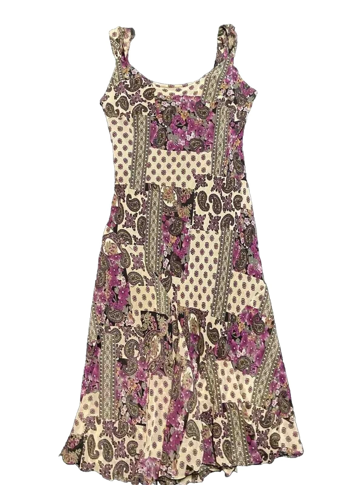 Mezcla de seda Dobladillo Asimétrico Vestidos Vintage para Mujeres