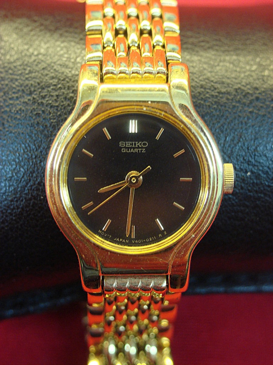 SEIKO V401-0211 LADIES QUARTZ WRISTWATCH - EXCELLENT CONDITION | eBay