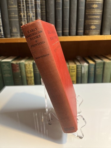 Vintage 1935 Early American Books & Printing John Winterich hardcover - Picture 2 of 7