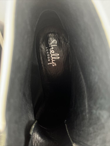 Shelly’s London Black White Freya Retro Bootie Size US 9 - Picture 5 of 13