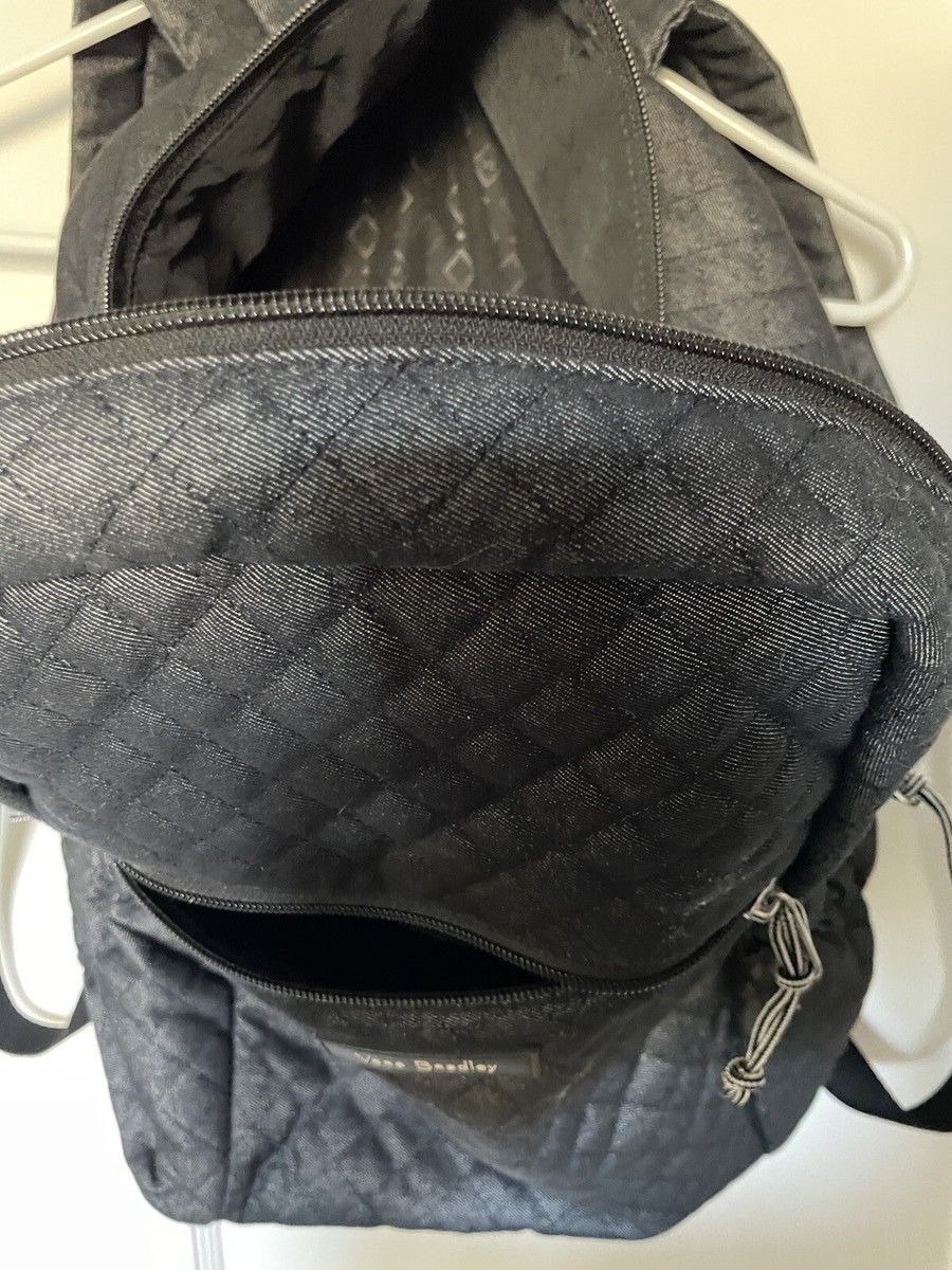 Vera Bradley Solid Dark Denim Quilted Backpack | eBay display picture 3