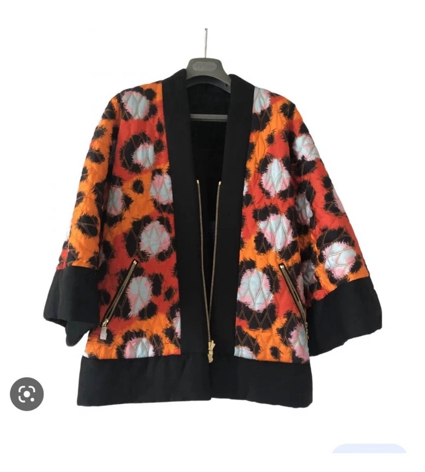 Kenzo Paris Jacket Womens XS Reversible Quilted Full Zip Fits XS,M,L - Image 2 of 4