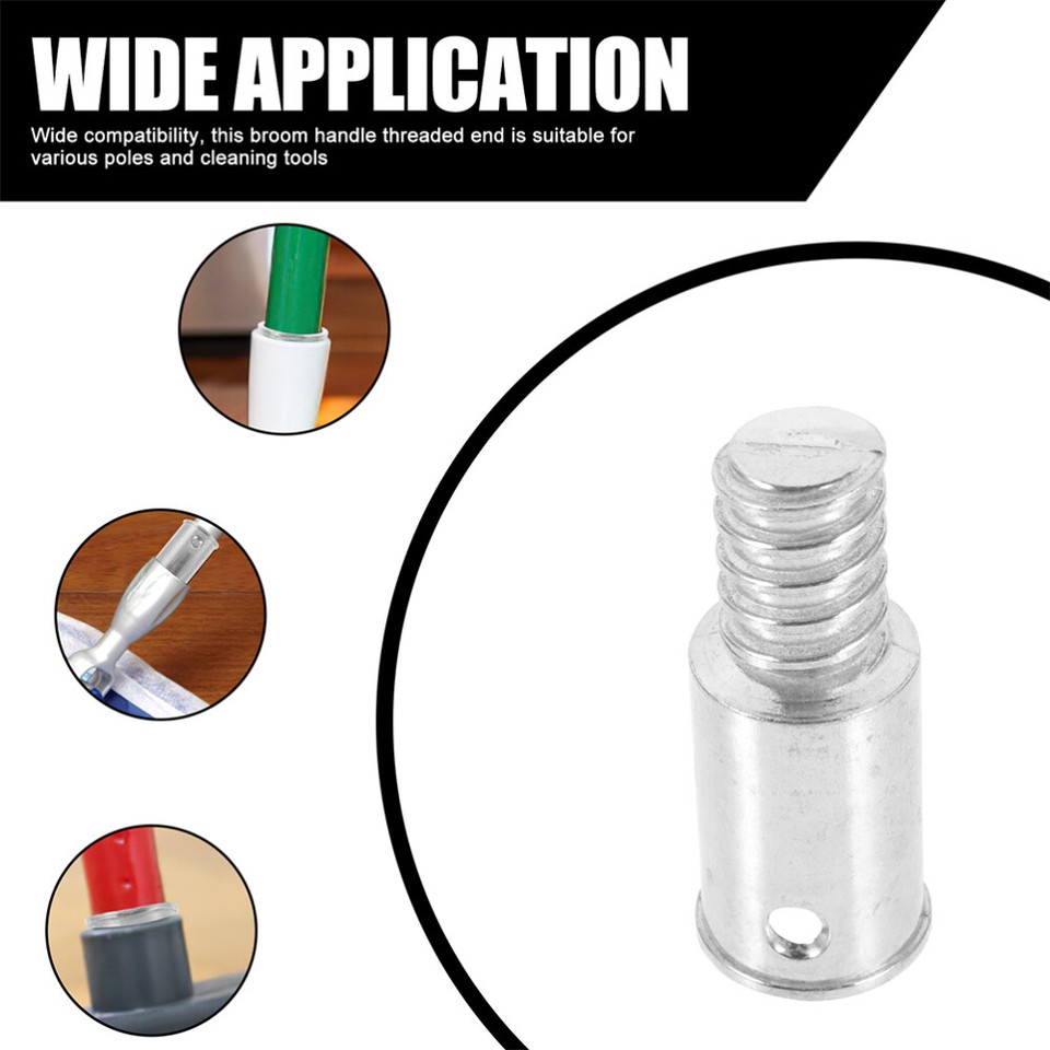 Threaded Tip Replacement Broom Handle Threaded Tip Broom Pole Handle
