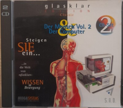 Glasklar - Der Mensch Vol.2 und der Computer Doppel CD  -  für PC
