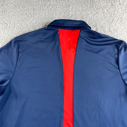 NUEVA Camisa Polo Adidas Para Hombre Extra Grande Azul Gráfico Golf Climachill Reflectante - Imagen 8 de 15