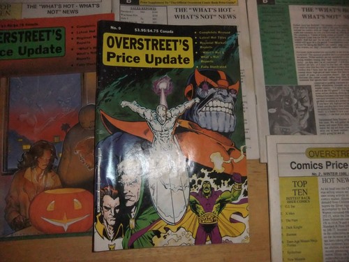 Vintage Lot von 6 1980er Overstreet Comics Preis Bulletin UPDATE THANOS SURFER CVR - Bild 6 von 8