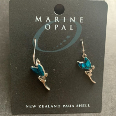 Marine Opal Neuseeland Paua Muschel Fee Ohrringe