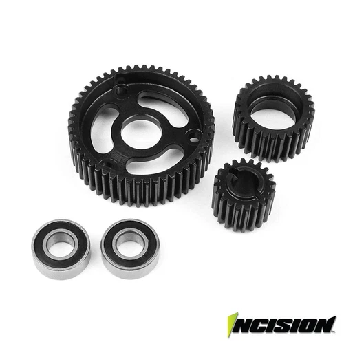 Incision IRC00190 Transmission Gear Set: SCX10 / Wraith / AX-10 / AX-10 Deadbolt