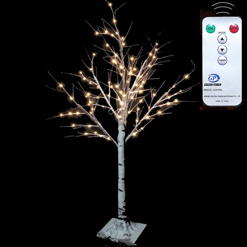 1.5M Cherry Blossom Tree White 72LED Lights Winter Christmas Garden Xmas Outdoor - Afbeelding 1 van 12