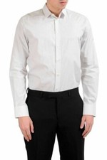 Dolce & Gabbana Men's Off White Long Sleeve Dress Shirt US 15.75 IT 40