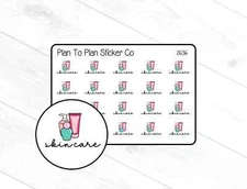 2636~~Skin Care Planner Stickers.