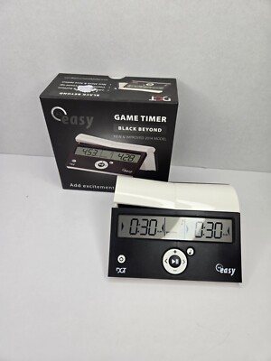 Easy Game Timer Chess Black And White DGT Black Beyond 