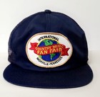 International Country Music Fan Fair Mesh Trucker Hat Snapback Vtg 80s Swingster