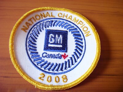 2008 GENERAL MOTORS GM TECHNICIAN GUILD EMBROIDERED PATCH FREE DOMESTIC SHIPPING