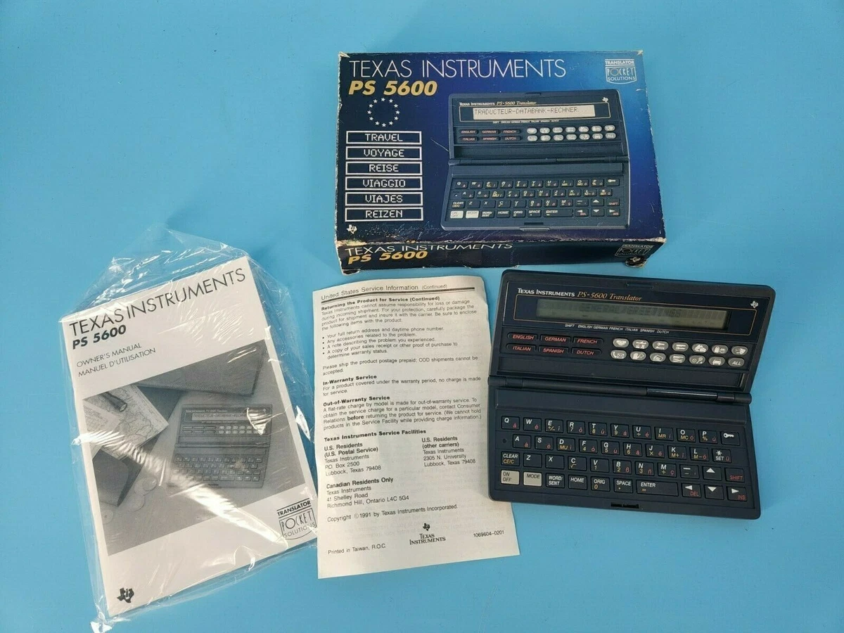 Texas Instruments Electronic Dictionaries & Translators for sale