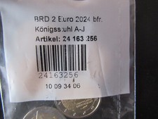 Niemcy 5x2€ A,D,F,G,J krzesło królewskie, spawane