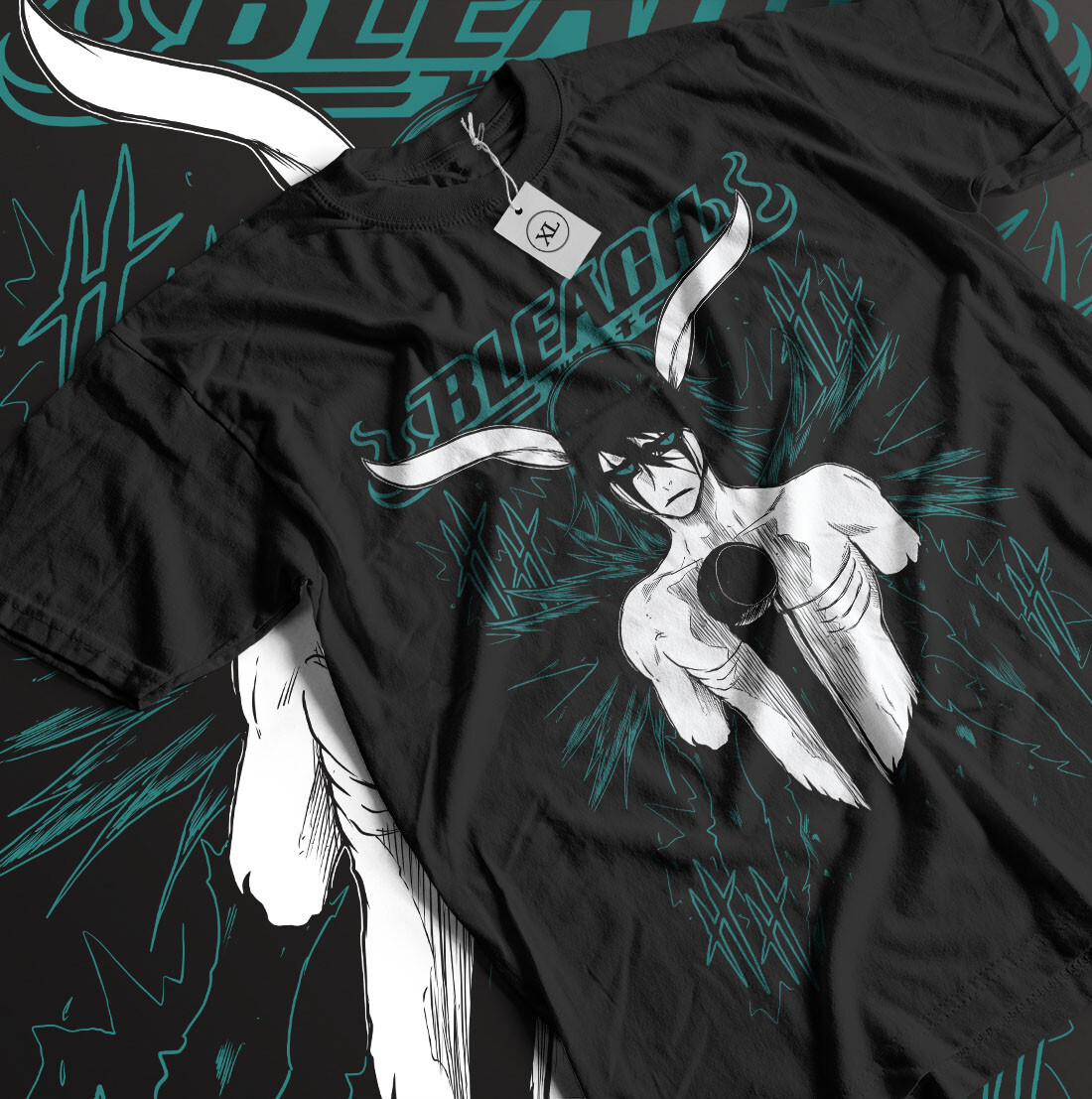 BLEACH Tシャツ ウルキオラ klubOutside ALL STARS Ulquiorra Bleach T-Shirt Cifer Ichigo Kurosaki Manga Horror Anime