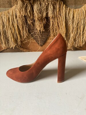 Express l Closed Toe Pumps Pitch Brown Size High Heel Shoe